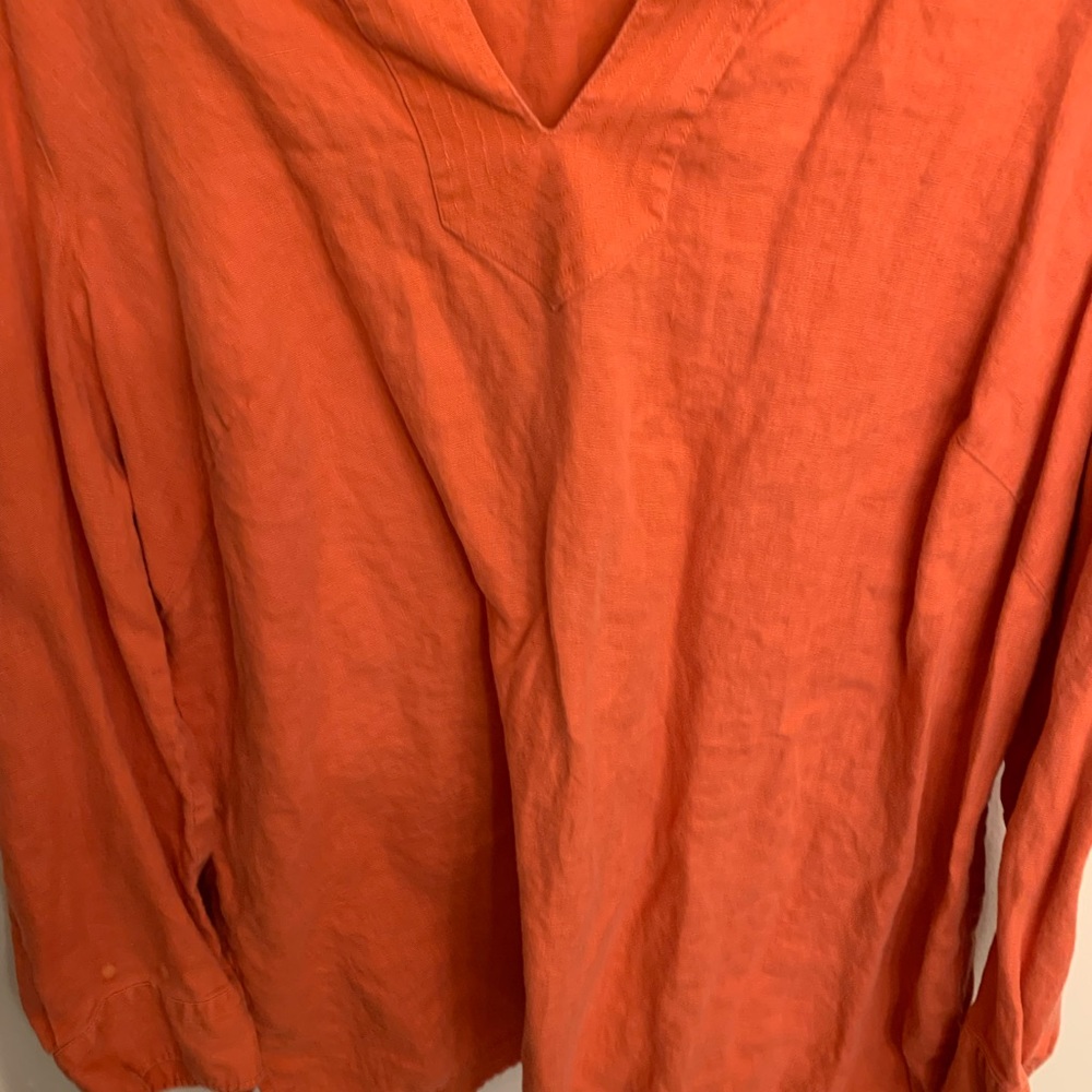 Lauren Ralph Lauran linen top